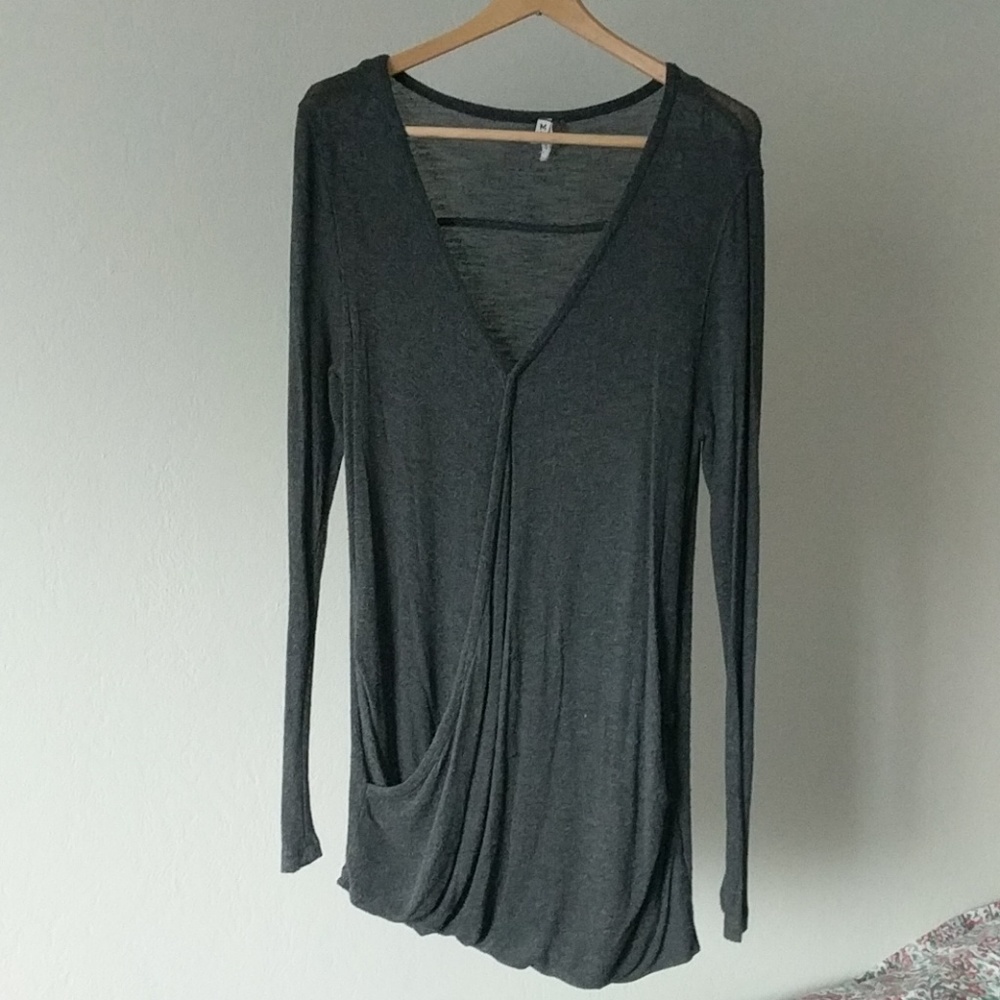We the Free- gray sweater dress